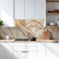 Preview: Küchenrückwand Platte Alabaster Marmor Onyx Effekt Artikelbild 1