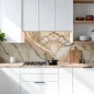 Preview: Küchenrückwand Platte Alabaster Marmor Onyx Effekt Artikelbild 1