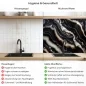 Preview: Küchenrückwand Platte Schwarzer Luxus Marmor Produktdetailbild 2: Hygiene und Gesundheit!