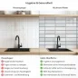 Preview: Küchenrückwand Platte Moderne Steinoptik in Kachelmuster Produktdetailbild 2: Hygiene und Gesundheit!