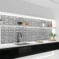 Preview: Küchenrückwand Platte Graue Backsteinoptik Hauptbild 1
