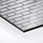 Preview: Küchenrückwand Platte Graue Backsteinoptik Hover-Bild