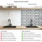 Preview: Küchenrückwand Platte Graue Backsteinoptik Produktdetailbild 2: Hygiene und Gesundheit!