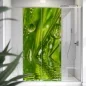 Preview: Sichtschutzfolie Dusche | Grashalme mit klaren Wasserperle