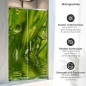 Preview: Sichtschutzfolie Dusche | Grashalme mit klaren Wasserperle