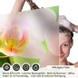 Preview: Sichtschutzfolie Dusche | Orchidee, Bambus und Stein
