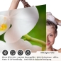 Preview: Sichtschutzfolie Dusche | Orchidee mit Balance-Stein und Bambus