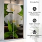 Preview: Sichtschutzfolie Dusche | Orchidee mit Balance-Stein und Bambus