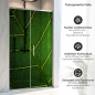 Preview: Sichtschutzfolie Dusche | Makro Blattstruktur mit Adern Netz