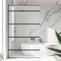 Preview: Sichtschutzfolie Dusche | Horizontale Linien