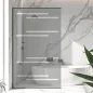 Preview: Sichtschutzfolie Dusche Versetzte Streifen