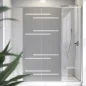 Preview: Sichtschutzfolie Dusche Versetzte Streifen