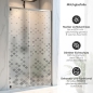 Preview: Sichtschutzfolie Dusche Pixel