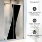 Preview: Sichtschutzfolie Dusche Curve