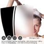 Preview: Sichtschutzfolie Dusche Schwarze Wellenlinien