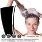 Preview: Sichtschutzfolie Dusche Schwarze Wellenlinien
