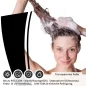 Preview: Sichtschutzfolie Dusche Schwarze Wellenlinien