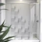 Preview: Sichtschutzfolie Dusche Blöcke