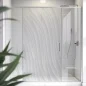 Preview: Sichtschutzfolie Dusche Elegante Wellen