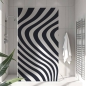 Preview: Sichtschutzfolie Dusche Zebra Streifen