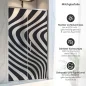 Preview: Sichtschutzfolie Dusche Zebra Streifen