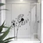 Preview: Sichtschutzfolie Dusche Pusteblumen