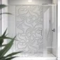 Preview: Sichtschutzfolie Dusche Florale Ornamente
