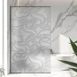 Preview: Sichtschutzfolie Dusche Florale Ornamente