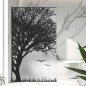 Preview: Sichtschutzfolie Dusche Baum Silhouette