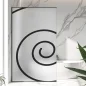 Preview: Sichtschutzfolie Dusche Zeitloses Spiralmotiv