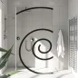 Preview: Sichtschutzfolie Dusche Zeitloses Spiralmotiv