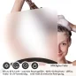 Preview: Sichtschutzfolie Dusche Zeitloses Spiralmotiv