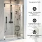 Preview: Sichtschutzfolie Dusche | Retro Quadrat Muster