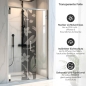 Preview: Sichtschutzfolie Dusche | Florale Muster