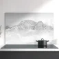 Preview: Spritzschutz Küche Weiße Berge Artikelbild 1