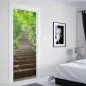 Preview: Türfolie Waldweg Treppe Artikelbild 2