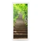 Preview: Türfolie Waldweg Treppe Hauptbild 1