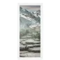 Preview: Türfolie Steinpfad zu den Alpen Hauptbild