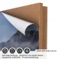 Preview: Türfolie nebliger Weg mit Bergen AIRFLOW Folie