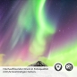Preview: Türfolie Highway unter Polarlichter Detailbild 2