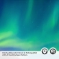 Preview: Türfolie Straße unter Nordlichter Detailbild 2
