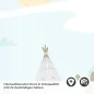 Preview: Türfolie Kinderzimmer Indianerzelt Detailbild 2
