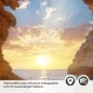 Preview: Türfolie Meereshöhle bei Sonnenaufgang Detailbild 2