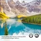 Preview: Türfolie Alpiner Bergsee in Naturidylle Detailbild 2