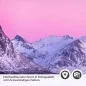Preview: Türfolie Rosa Dämmerung über Gletschern Detailbild 2
