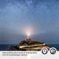 Preview: Türfolie Sternenschimmer am Leuchtturm Detailbild 2