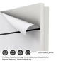 Preview: Türfolie Linien horizontal ECO Folie