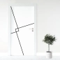 Preview: Türfolie simple Lines Artikelbild 1