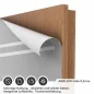 Preview: Türfolie versetzte Streifen AIRFLOW Folie