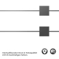 Preview: Türfolie Quadrate & Linien Detailbild 2